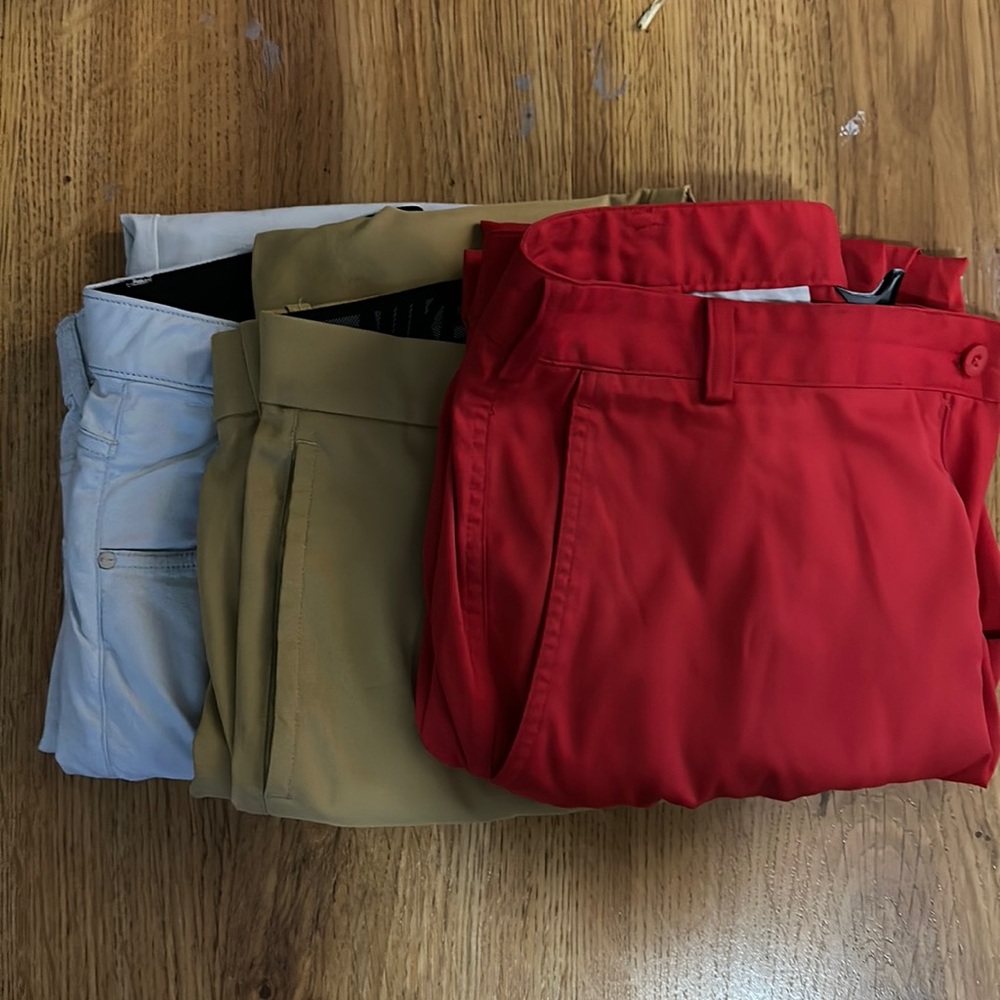 Men’s Nike golf pants. Set of 3. 32x30